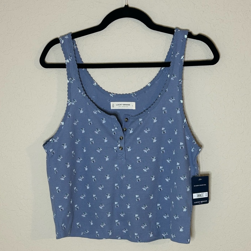 ☀️Lucky Brand Waffle Boy Tank